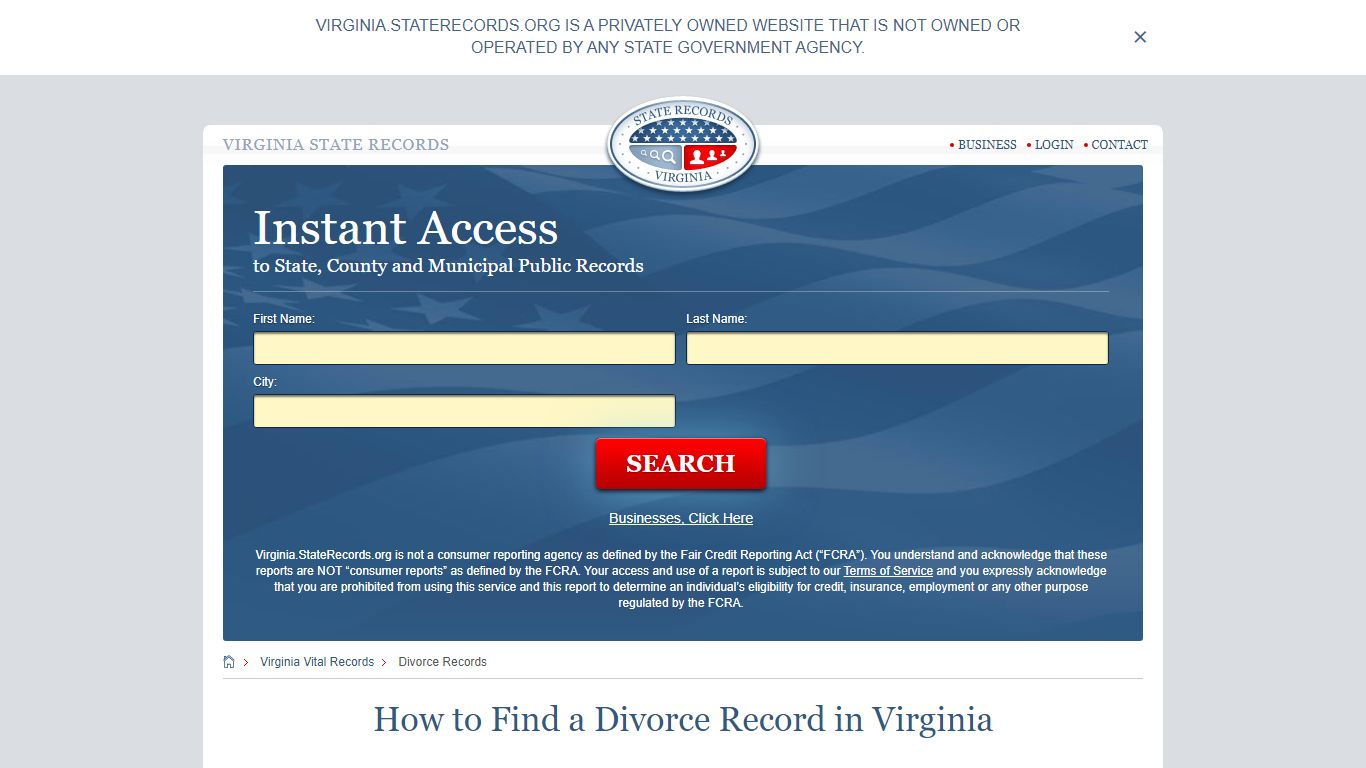 How to Find a Divorce Record in Virginia - Virginia State Records